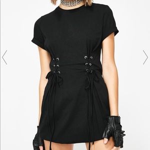 Ulterior Motives Corset Dress/ Dollskill Medium